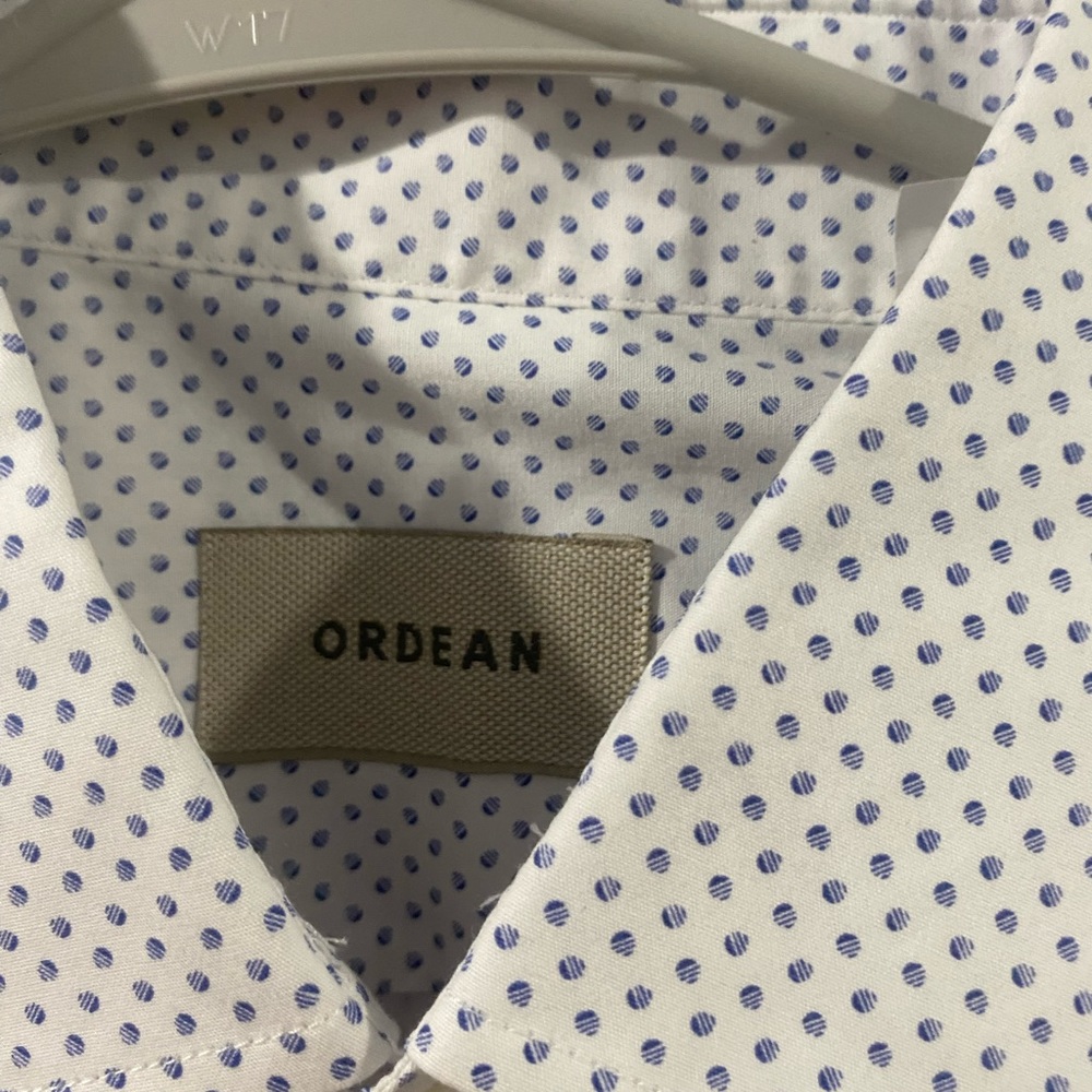 Ordean mens 100% cotton shirt neck size 15